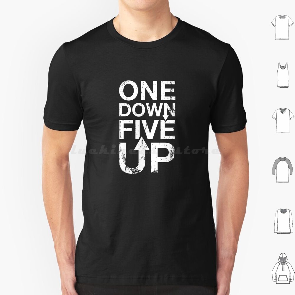 Motorcycle Gear Up Down - 1 Down 5 Up T Shirt