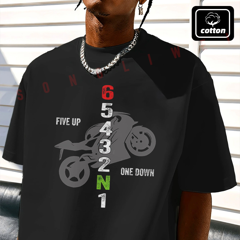 Motorcycle Gear Up Down - Motorcyclist Racing Motorcycle Gear Shift One