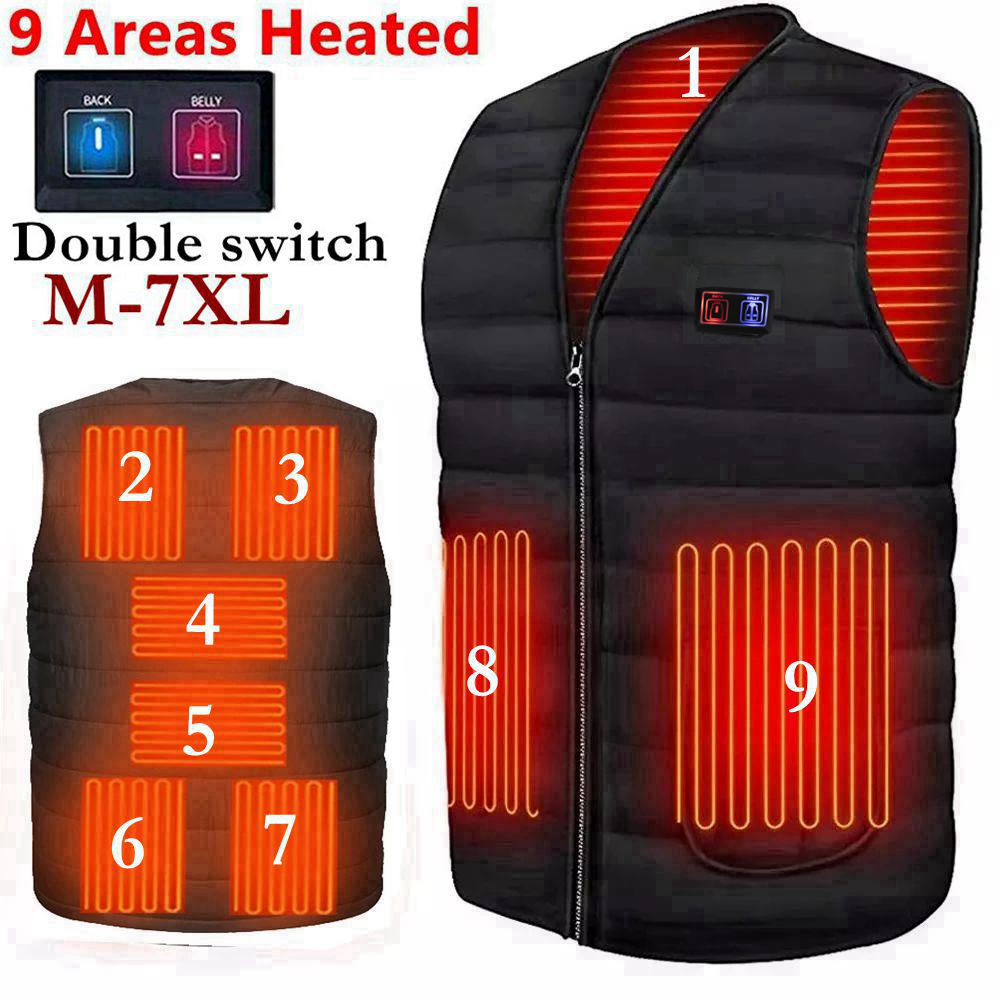 Men Motorcycle Rider Heated Ve - Motorcycle Gear Vest review and price