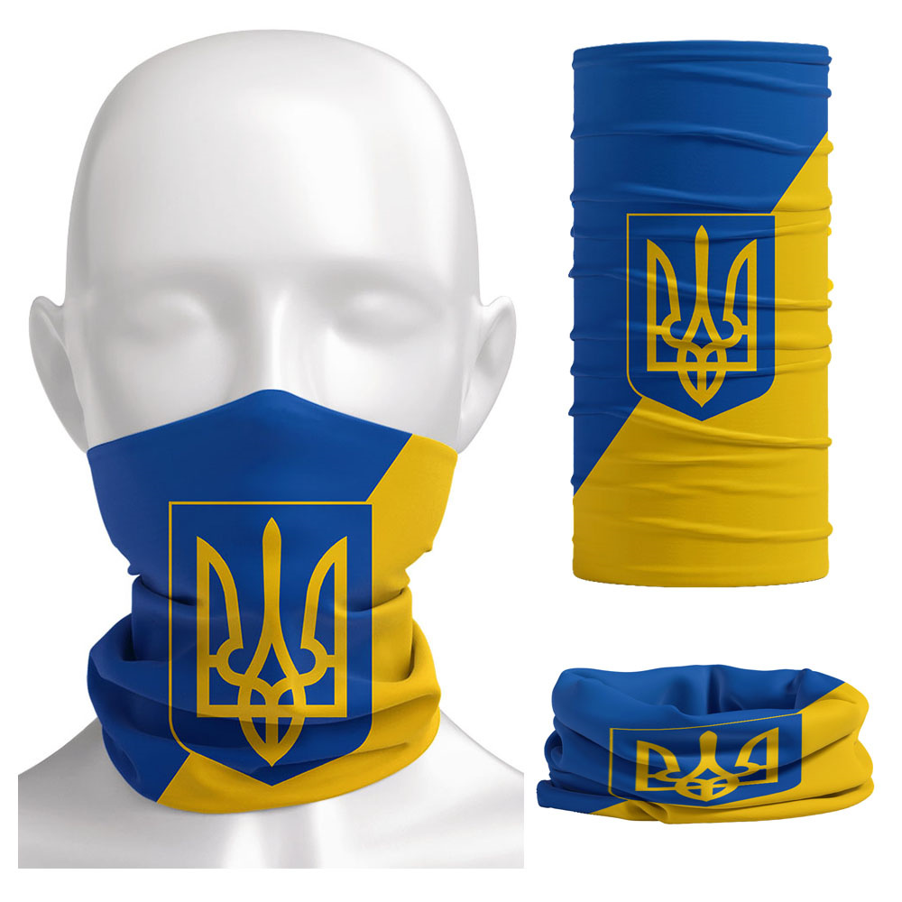 Ukraine Flag Pattern Bandana H - Motorcycle Gear Pattern review and price