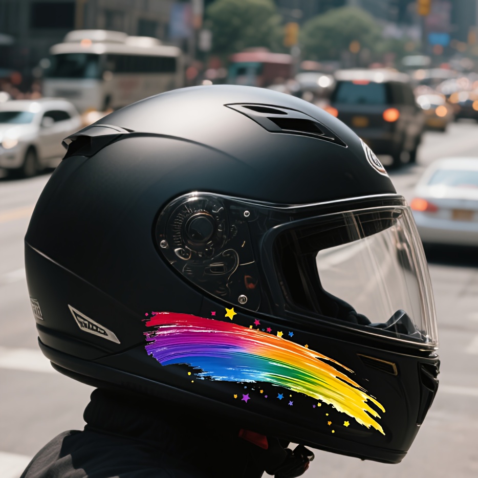 Motorcycle Helmet Stickers, 2  - Motorcycle Gear Pattern review and price