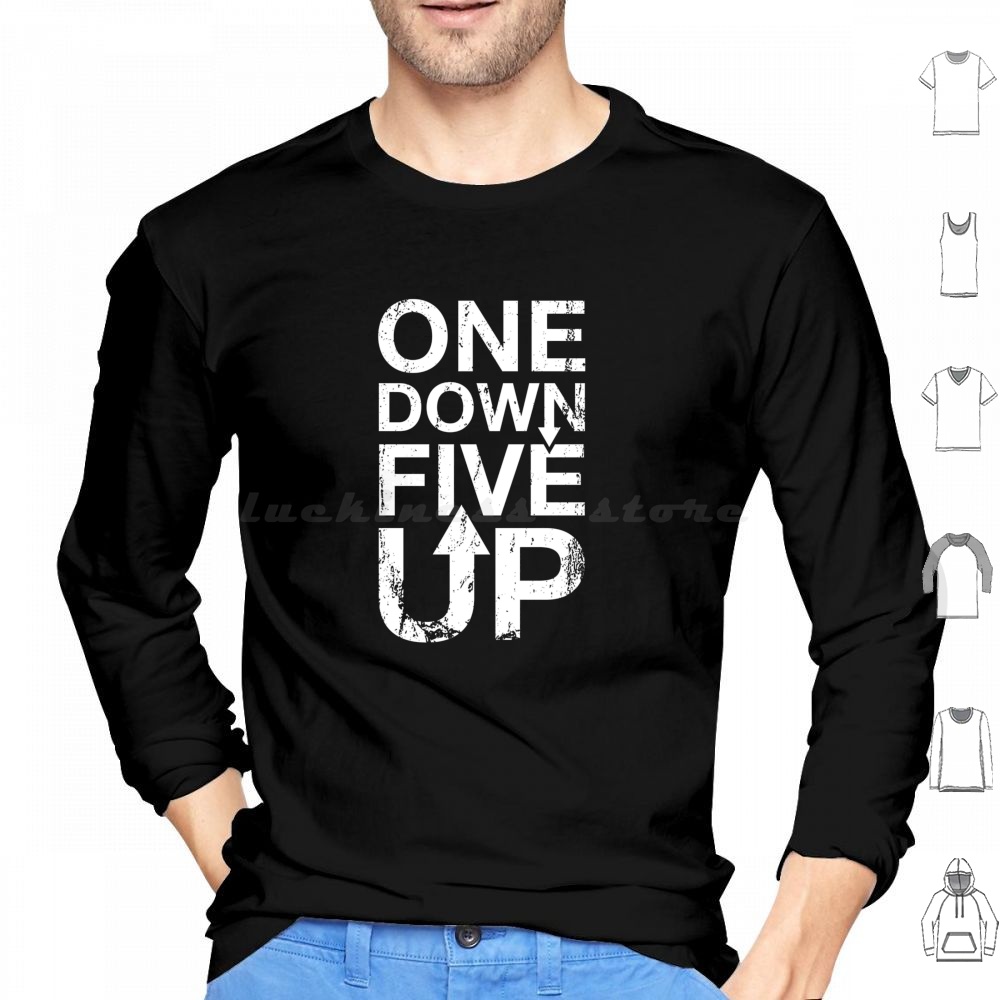1 Down 5 Up Hoodie Cotton Long - Motorcycle Gear Up Down review and price