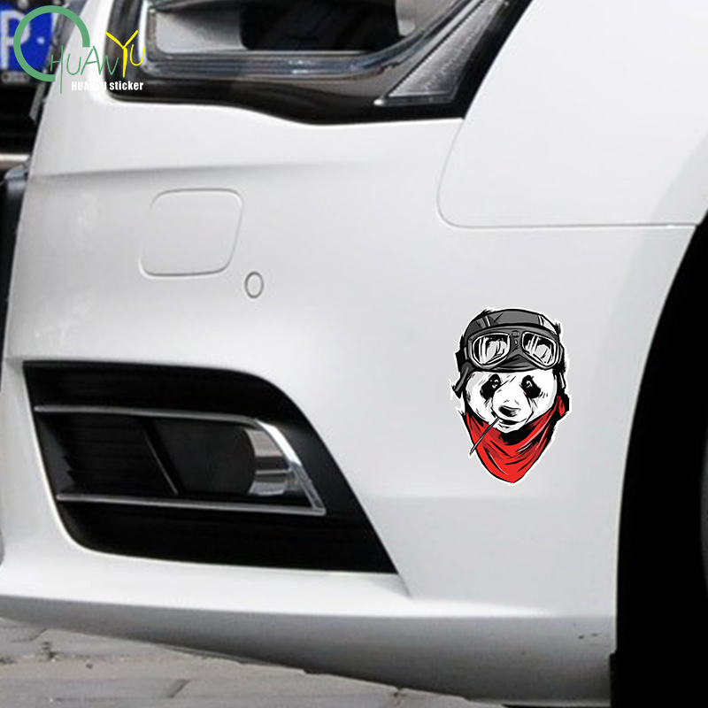 Panda bicycle cartoon car stic - Motorcycle Gear Pattern review and price