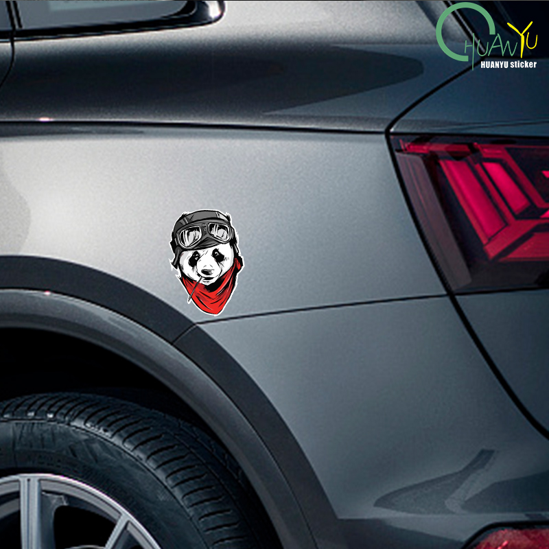Panda bicycle cartoon car stic - Motorcycle Gear Pattern review and price