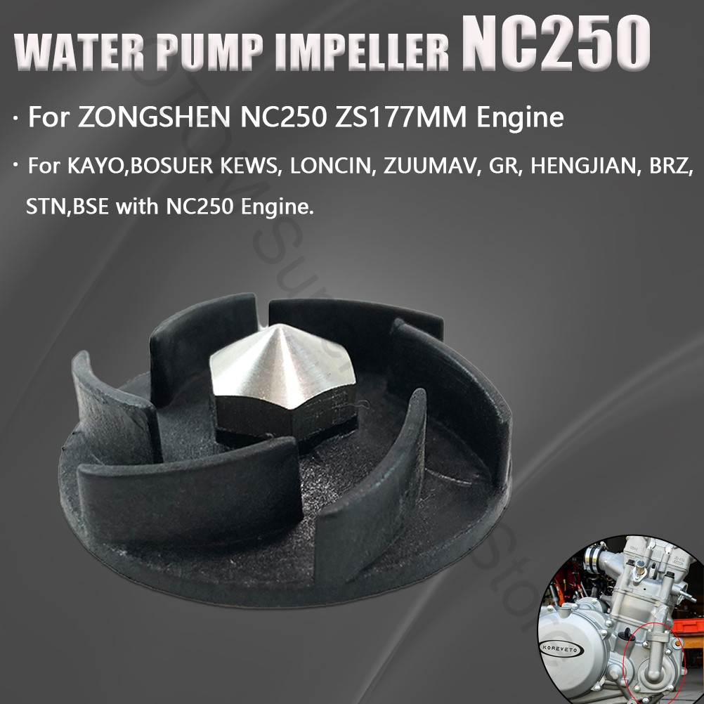 ZS177MM Motorcycle Water Pump  - Motorcycle Gear Brands review and price