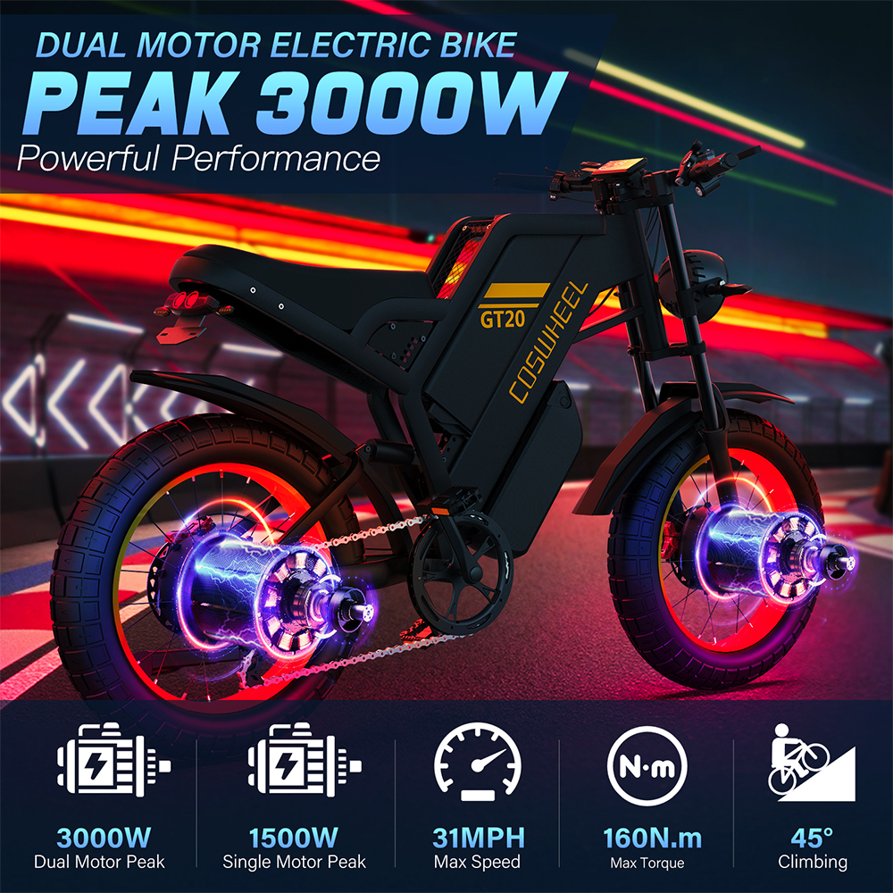 Coswheel Electric bike for Adu - Motorcycle Gear Online review and price