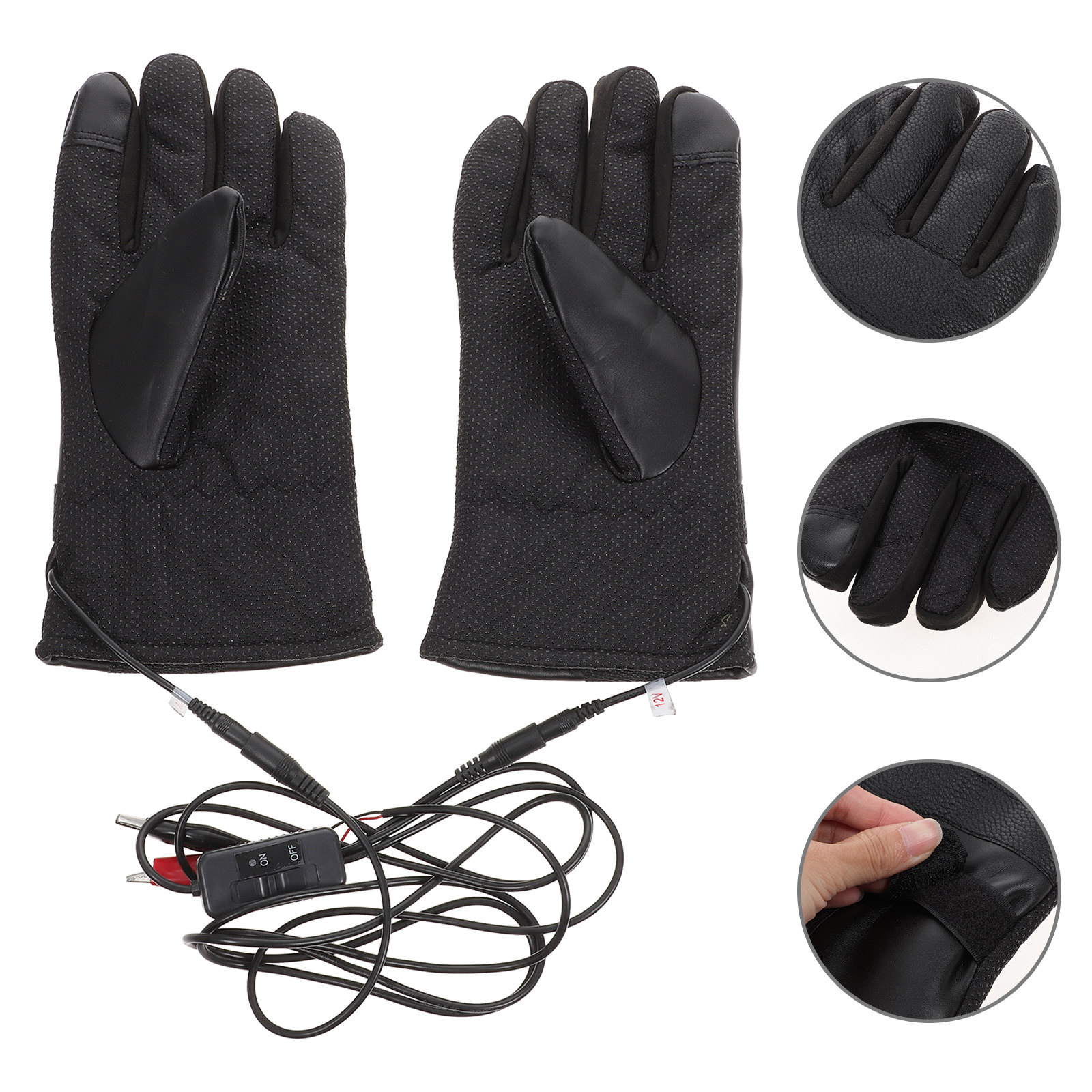 1Pair Adjustable Heated Motorc - Motorcycle Gear For Men review and price