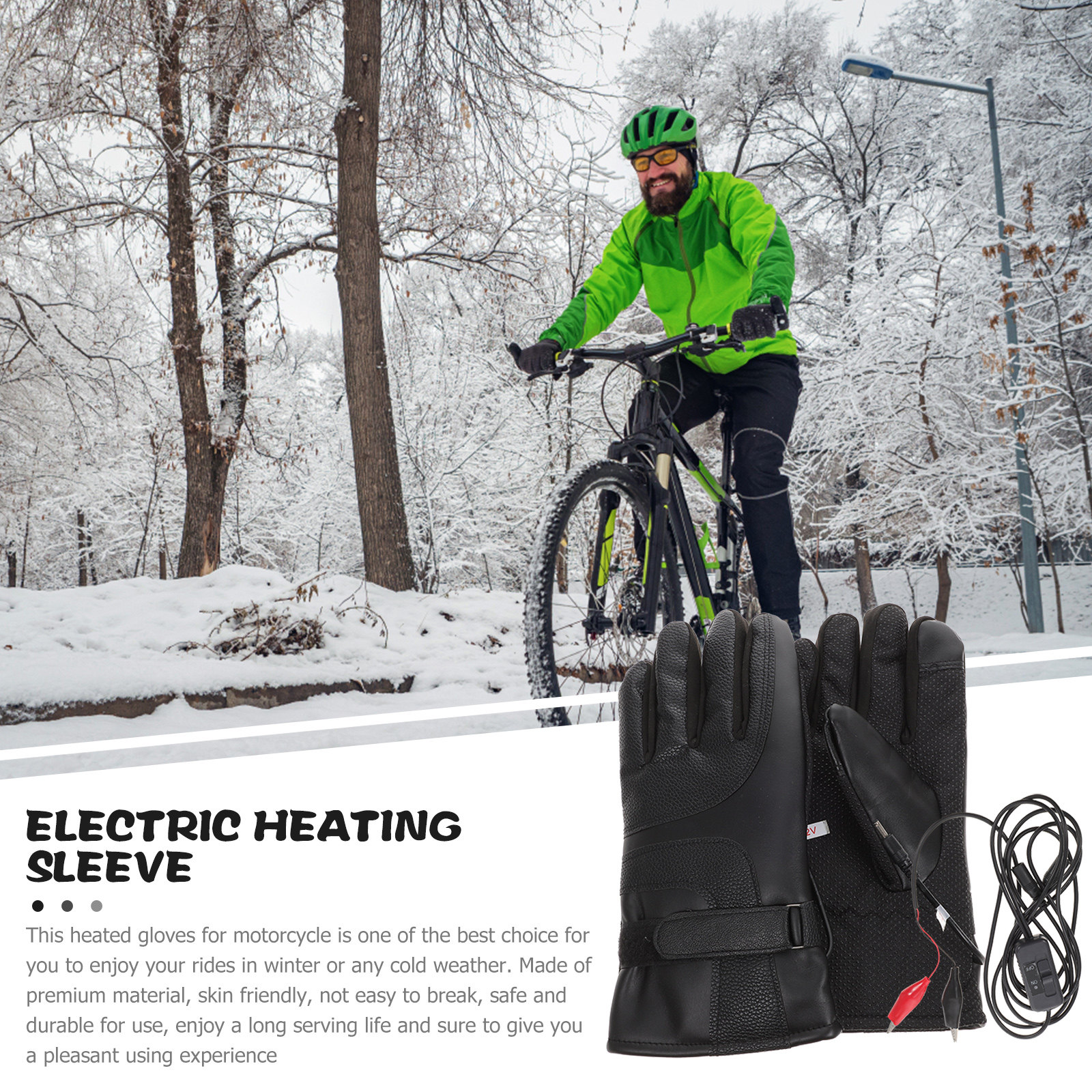 1Pair Adjustable Heated Motorc - Motorcycle Gear For Men review and price